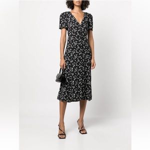 Reformation Locklin Midi Dress in Jasmine size 4